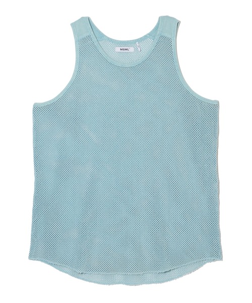 MSML(エムエスエムエル)の「MESH TANKTOP(タンクトップ・メンズ・ライトブルー/ブラック・XL/L/M/S)」の6枚目の写真