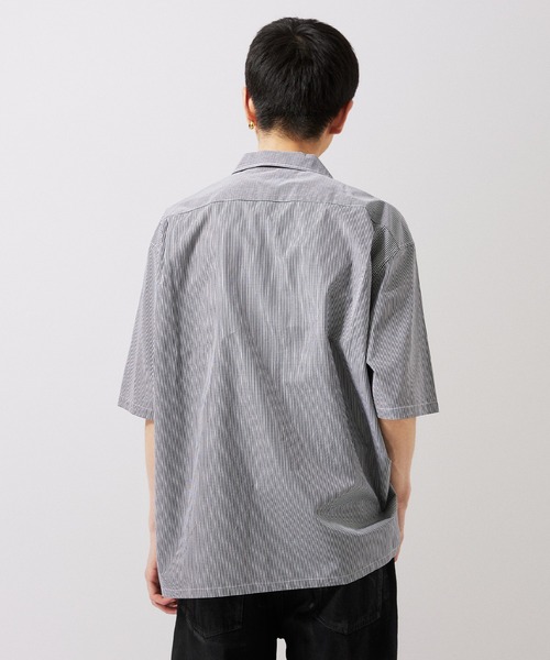 JOURNAL STANDARD(ジャーナルスタンダード)の「【ZOZO限定】ギンガムチェック オーバーサイズショートスリーブシャツ(シャツ/ブラウス・メンズ・ネイビー/ブラック/グレー/ダークブルー・S/XS/XL/L/M)」の11枚目の写真