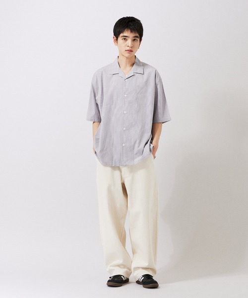 JOURNAL STANDARD(ジャーナルスタンダード)の「【ZOZO限定】ギンガムチェック オーバーサイズショートスリーブシャツ(シャツ/ブラウス・メンズ・ネイビー/ブラック/グレー/ダークブルー・S/XS/XL/L/M)」の15枚目の写真