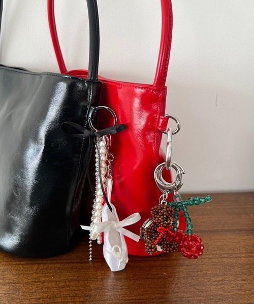 Me%（ミィパーセント）の「バレエシューズキーチャーム　291984（キーホルダー・レディース・ブルー系その他/オフホワイト/ブラック・FREE）」の14枚目の写真