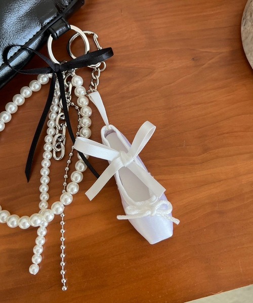 Me%（ミィパーセント）の「バレエシューズキーチャーム　291984（キーホルダー・レディース・ブルー系その他/オフホワイト/ブラック・FREE）」の17枚目の写真