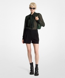 MICHAEL KORS（マイケルコース）の「ポルカドット ジョーゼット タイネック ブラウス（シャツ/ブラウス）」