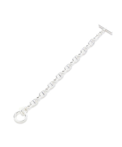 on the sunny side of the street(オンザサニーサイドオブザストリート)の「on the sunny side of the street(オン ザ サニーサイド オブ ザ ストリート) Anchor Chain Bracelet(ブレスレット・メンズ・ホワイト/シルバー・M/XL/L)」の6枚目の写真
