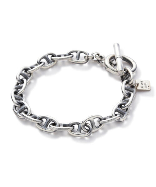 on the sunny side of the street(オンザサニーサイドオブザストリート)の「on the sunny side of the street(オン ザ サニーサイド オブ ザ ストリート) Anchor Chain Bracelet(ブレスレット・メンズ・ホワイト/シルバー・M/XL/L)」の8枚目の写真
