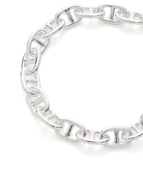 on the sunny side of the street(オンザサニーサイドオブザストリート)の「on the sunny side of the street(オン ザ サニーサイド オブ ザ ストリート) Anchor Chain Bracelet(ブレスレット・メンズ・ホワイト/シルバー・M/XL/L)」の3枚目の写真