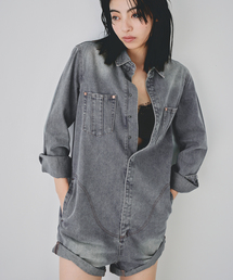 ONE TEA SPOON /ワンティースプーン ISLAND BLUE PROPHECY DENIMオールインワン