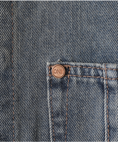 One Tea spoon（ワンティースプーン）の「ONE TEA SPOON /ワンティースプーン ISLAND BLUE PROPHECY DENIMオールインワン（つなぎ/オールインワン・レディース・ブルー・FREE）」の13枚目の写真