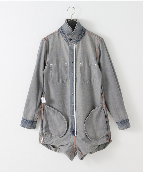 One Tea spoon（ワンティースプーン）の「ONE TEA SPOON /ワンティースプーン ISLAND BLUE PROPHECY DENIMオールインワン（つなぎ/オールインワン・レディース・ブルー・FREE）」の17枚目の写真