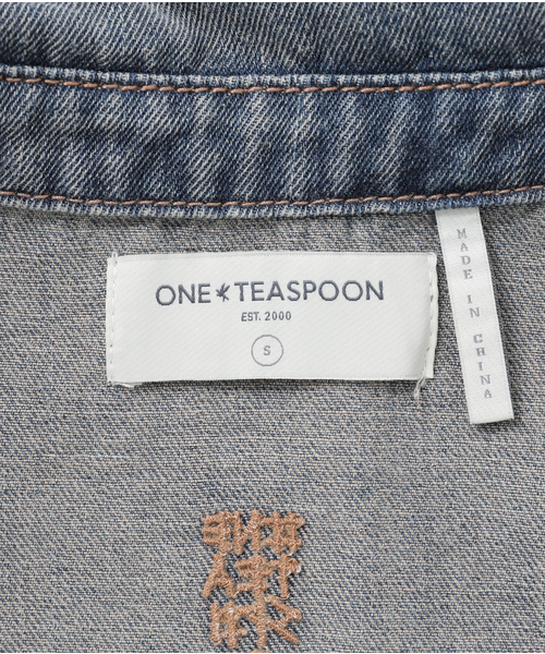 One Tea spoon（ワンティースプーン）の「ONE TEA SPOON /ワンティースプーン ISLAND BLUE PROPHECY DENIMオールインワン（つなぎ/オールインワン・レディース・ブルー・FREE）」の18枚目の写真