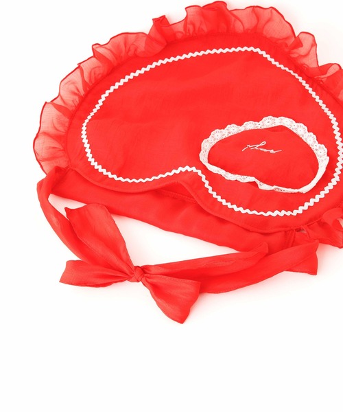 HEY!MrsROSE（ヘイミセスローズ）の「HEY! Mrs ROSE(ヘイ！ミセスローズ)Apron  BAG（ショルダーバッグ・レディース・ホワイト/レッド・FREE）」の19枚目の写真