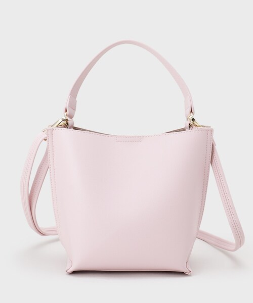 OPAQUE.CLIP（オペークドットクリップ）の「【2WAY】バイカラーワンハンドルミニショルダーバッグ（ショルダーバッグ・レディース・ピンク系9/ライトグレー系4/ブラック系4・00）」の15枚目の写真