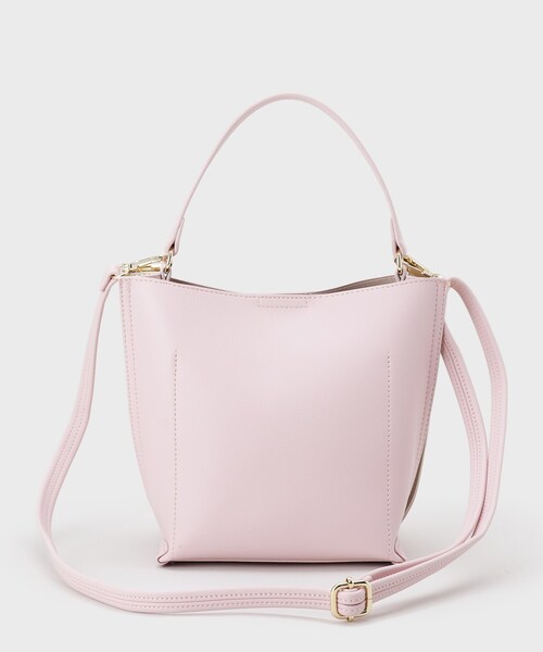 OPAQUE.CLIP（オペークドットクリップ）の「【2WAY】バイカラーワンハンドルミニショルダーバッグ（ショルダーバッグ・レディース・ピンク系9/ライトグレー系4/ブラック系4・00）」の17枚目の写真