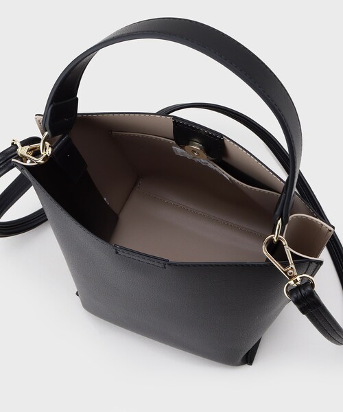 OPAQUE.CLIP（オペークドットクリップ）の「【2WAY】バイカラーワンハンドルミニショルダーバッグ（ショルダーバッグ・レディース・ピンク系9/ライトグレー系4/ブラック系4・00）」の19枚目の写真