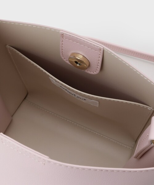 OPAQUE.CLIP（オペークドットクリップ）の「【2WAY】バイカラーワンハンドルミニショルダーバッグ（ショルダーバッグ・レディース・ピンク系9/ライトグレー系4/ブラック系4・00）」の22枚目の写真