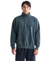 新品 クイックシルバー ハーフジップ スウェット ヴィンテージ風 ゆるめ 灰 L Quiksilver｜クイックシルバーのスウェット（長袖）通販 - ZOZOTOWN