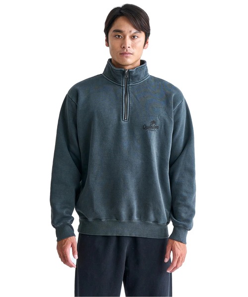 セール】PALM SCRIPT HALF ZIP/クイックシルバーヴィンテージライク