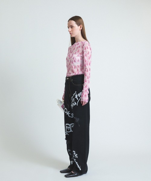 セール】soduk laundry mesh t-shirt（Tシャツ/カットソー