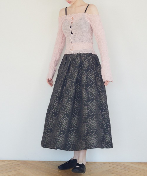 セール】taffeta jacquard long skirt（スカート）｜HONEY MI