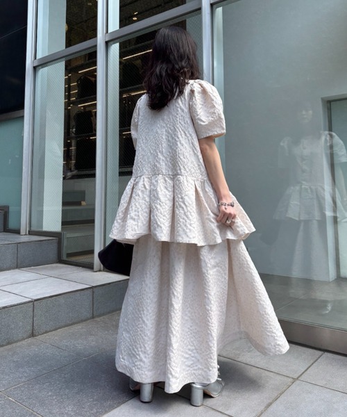 HONEY MI HONEY スカート セール】taffeta jacquard long skirt（スカート）｜HONEY MI