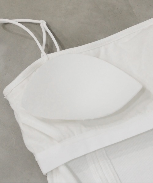 tiptop(ティップトップ)の「テレコカップ付きドロストキャミソール(キャミソール・レディース・ブラック/イエロー/オフホワイト/ピンク・FREE)」の19枚目の写真