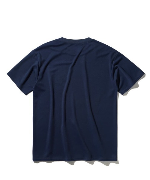 SPALDING(スポルディング)の「【SPALDING/スポルディング】Tシャツ パームツリー ポケット プリント/吸水速乾UVカット半袖tシャツ(Tシャツ/カットソー・メンズ・ネイビー/ホワイト・MEDIUM/LARGE/X-LARGE)」の4枚目の写真