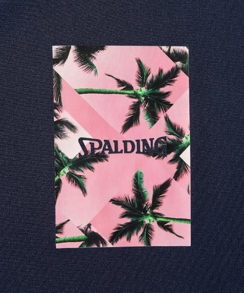 SPALDING(スポルディング)の「【SPALDING/スポルディング】Tシャツ パームツリー ポケット プリント/吸水速乾UVカット半袖tシャツ(Tシャツ/カットソー・メンズ・ネイビー/ホワイト・MEDIUM/LARGE/X-LARGE)」の7枚目の写真