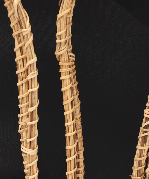 SHIPS any（シップス エニィ）の「TARANGO: ラウンド カゴ バッグ 25SS（かごバッグ・レディース・ブラック・ONE SIZE）」の5枚目の写真