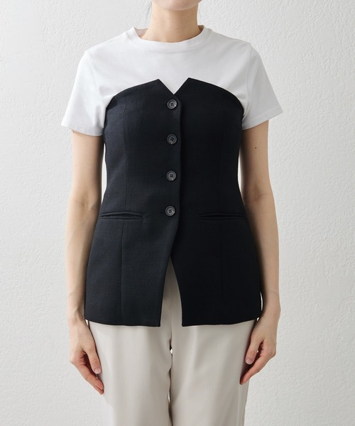 今季購入　新品　Whim Gazette ウィムガゼット　ジュートライクビスチェ Whim Gazette(ウィム ガゼット)のジュートライクビスチェ通販