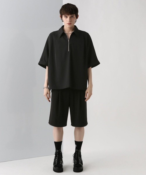 HARE（ハレ）の「2WAYZIPトラウザー(HARE)（スラックス・メンズ・ストライプ/ピンク/ブラック・FREE）」の10枚目の写真