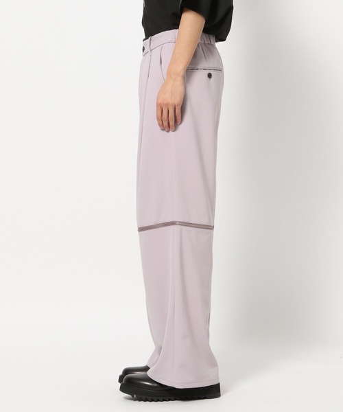 HARE（ハレ）の「2WAYZIPトラウザー(HARE)（スラックス・メンズ・ストライプ/ピンク/ブラック・FREE）」の19枚目の写真