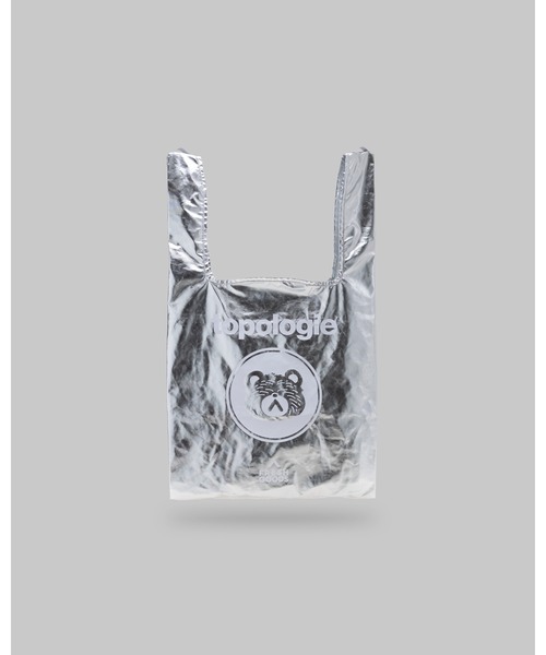 topologie シルバーエコバッグ　Konbini Bag ストラップ付き Topologie（トポロジー）の「Konbini Bag コンビニバッグ【バッグ単体