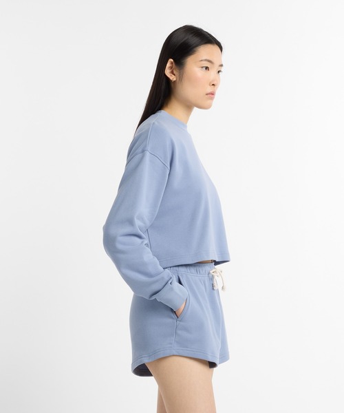 NEW BALANCE(ニューバランス)の「Coastal ライトフレンチテリークルー(Tシャツ/カットソー・レディース・アイボリー/ライトブルー・SMALL/MEDIUM/LARGE)」の11枚目の写真
