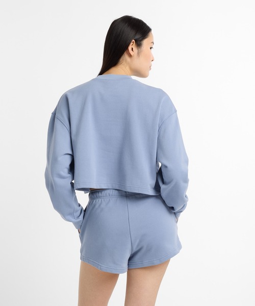NEW BALANCE(ニューバランス)の「Coastal ライトフレンチテリークルー(Tシャツ/カットソー・レディース・アイボリー/ライトブルー・SMALL/MEDIUM/LARGE)」の12枚目の写真