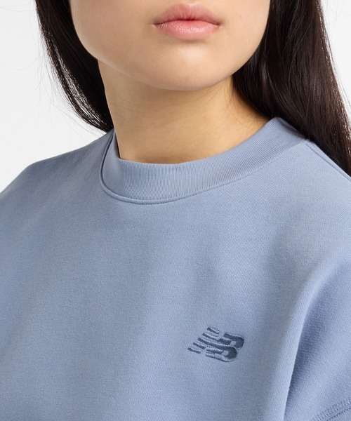 NEW BALANCE(ニューバランス)の「Coastal ライトフレンチテリークルー(Tシャツ/カットソー・レディース・アイボリー/ライトブルー・SMALL/MEDIUM/LARGE)」の13枚目の写真
