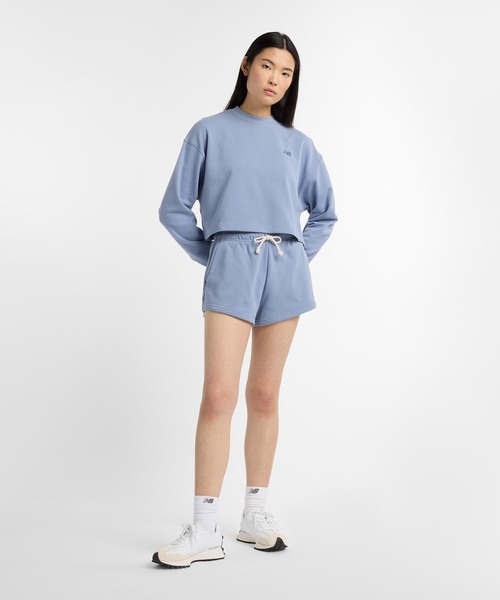 NEW BALANCE(ニューバランス)の「Coastal ライトフレンチテリークルー(Tシャツ/カットソー・レディース・アイボリー/ライトブルー・SMALL/MEDIUM/LARGE)」の17枚目の写真