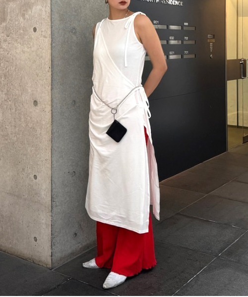 トップス Ameri ASYMMETRY LAYERED LONG TOP ASYMMETRY LAYERED LONG TOP
