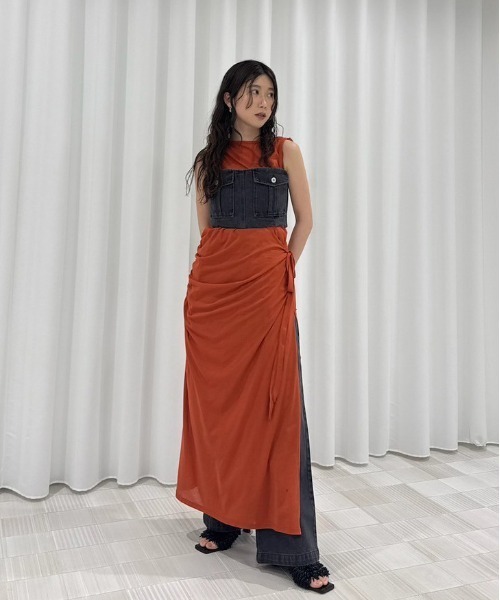 トップス Ameri ASYMMETRY LAYERED LONG TOP ASYMMETRY LAYERED LONG TOP