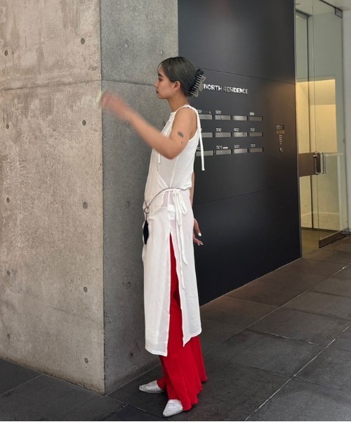 トップス Ameri ASYMMETRY LAYERED LONG TOP ASYMMETRY LAYERED LONG TOP