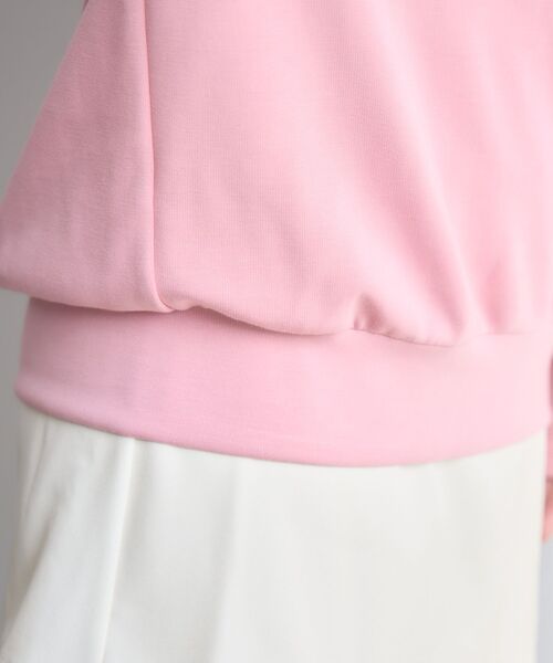 kivi（キヴィ）の「open shoulder tops（Tシャツ/カットソー・レディース・ダークブルー/オフホワイト/ピンク・FREE）」の14枚目の写真