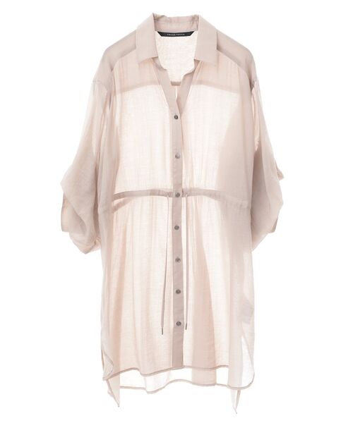 イェッカ ヴェッカ YECCA VECCA シアー2way袖バルーンチュニック （ブルーグリーン） イェッカ ヴェッカ YECCA VECCA シアー2way袖バルーンチュニック