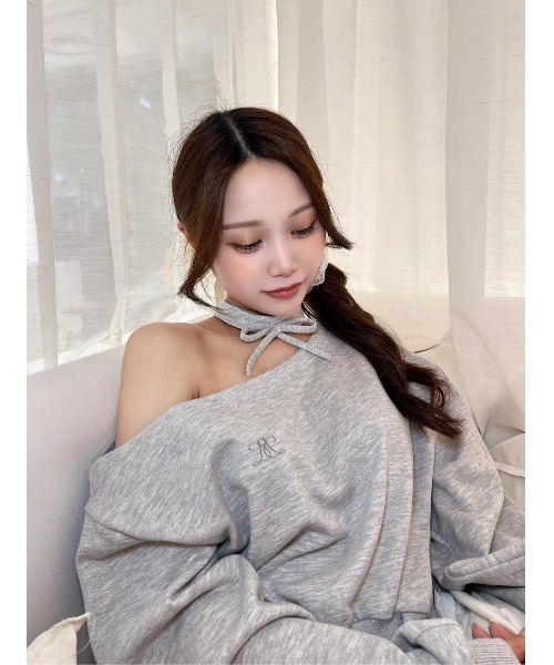 Darich♡新品エンブロイダリースウェットトップス 新品未開封 ダーリッチ エンブロイダリースウェットトップス