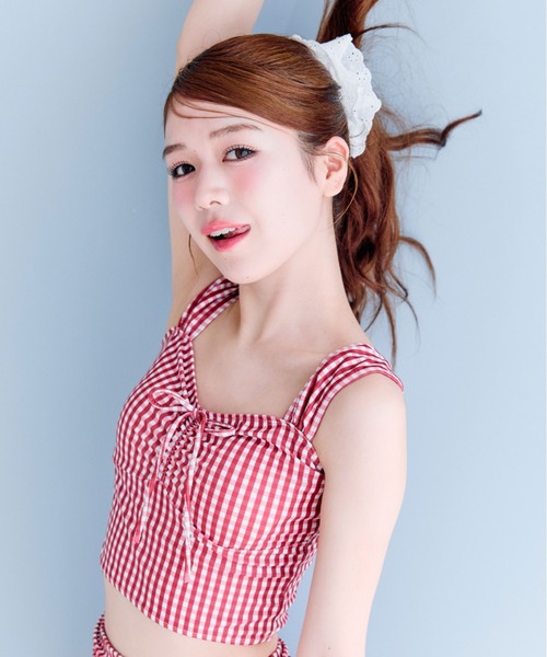 OLIVE des OLIVE レース羽織付リボンswimwear レース羽織付リボンswim wear（水着）｜OLIVE des OLIVE