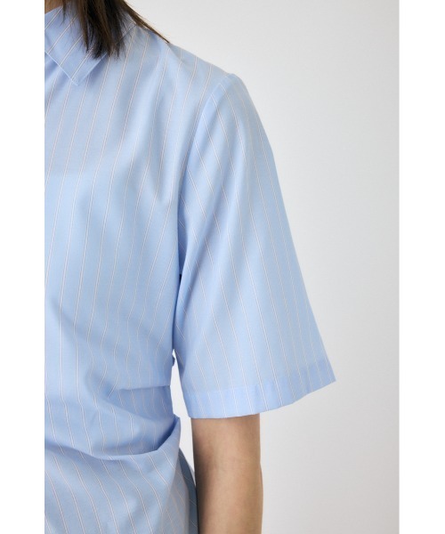 MOUSSY（マウジー）の「STRIPE BACK LACE UP シャツ（シャツ/ブラウス・レディース・ホワイト/ライトブルー/オレンジ系その他・FREE）」の13枚目の写真