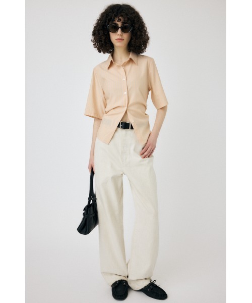 MOUSSY（マウジー）の「STRIPE BACK LACE UP シャツ（シャツ/ブラウス・レディース・ホワイト/ライトブルー/オレンジ系その他・FREE）」の19枚目の写真