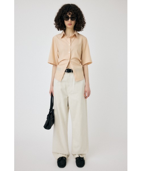 MOUSSY（マウジー）の「STRIPE BACK LACE UP シャツ（シャツ/ブラウス・レディース・ホワイト/ライトブルー/オレンジ系その他・FREE）」の21枚目の写真