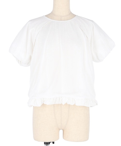 coca(coca)(コカ)の「フラワー柄レースブラウス(シャツ/ブラウス・レディース・ブラック/ホワイト・S/M/L)」の19枚目の写真