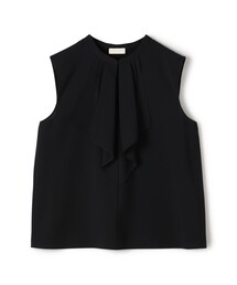 ちくちくしにくいコットン100％のボトルネックニットベスト