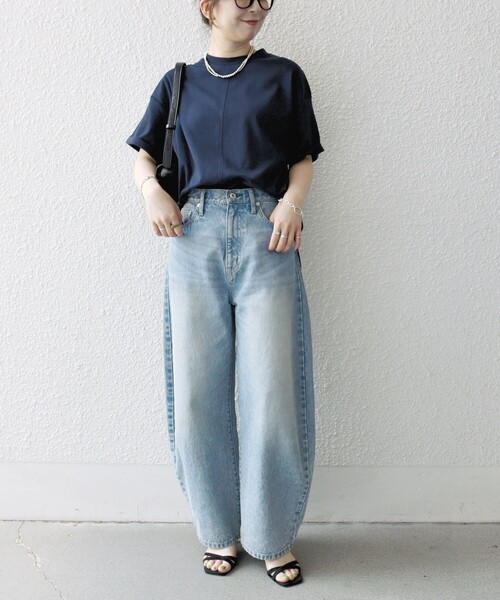 tシャツ SHIPS any:「接触冷感/汗染み防止加工/洗濯機可能」スリット ルーズ チュニック TEE レディース SHIPS any:〈接触冷感/汗染み防止加工/洗濯機可能〉スリット