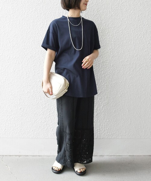 ntk0720702mareホワイトTシャツチュニック ルーズフィット 女子チュニック半袖[ナガイレーベン製品] LH-6272｜THS-白衣通販・販売