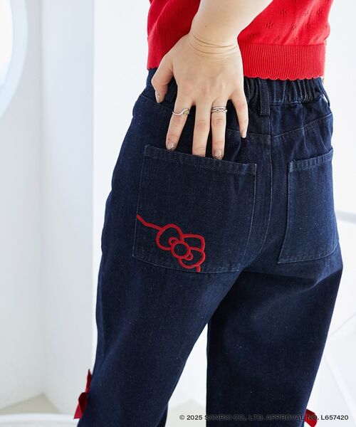 ハローキティ サイドリボンデニム（デニムパンツ）｜MAJESTIC LEGON